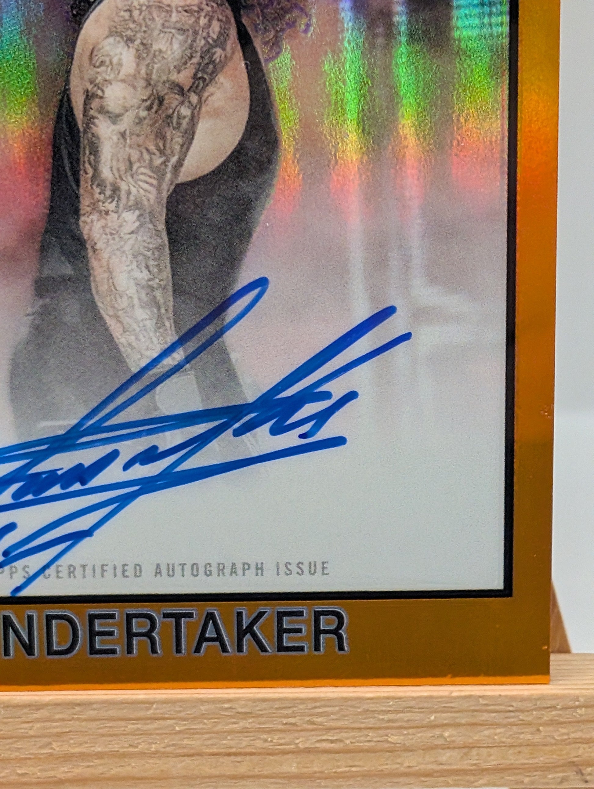 2026 Topps Chrome Undertaker Auto /25 Refractor WWE Signature FRENLY BRICKS - Open 7 Days