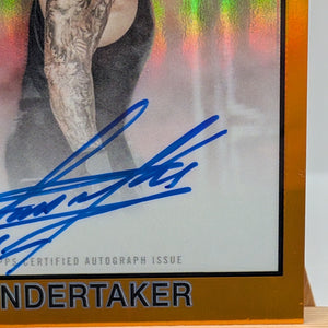 2026 Topps Chrome Undertaker Auto /25 Refractor WWE Signature FRENLY BRICKS - Open 7 Days