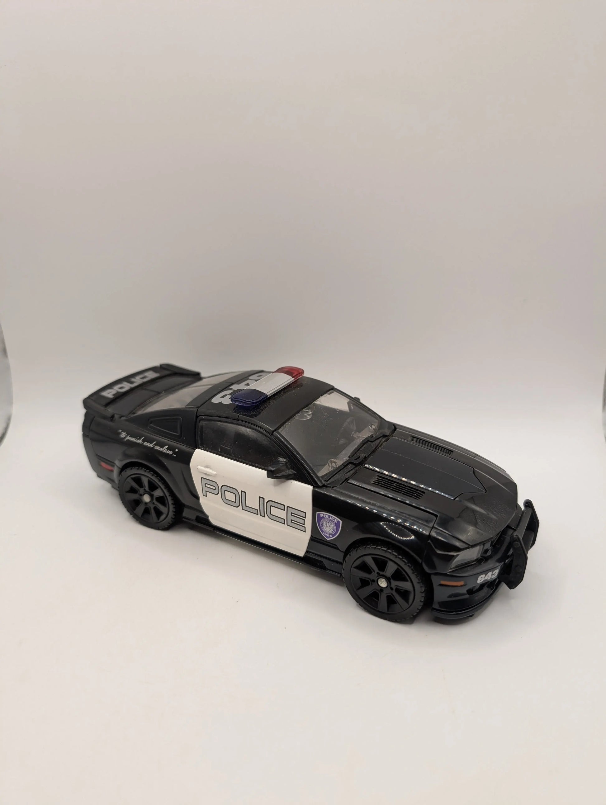 Transformers Interrogator Barricade Decepticon Police Car Loose FRENLY BRICKS - Open 7 Days