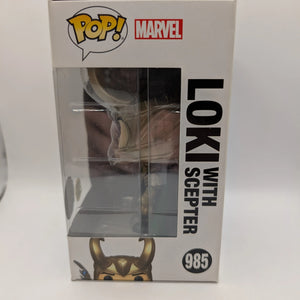 The Avengers - Loki with Scepter Glow in the Dark Pop! Vinyl Figure (RS) #985 FRENLY BRICKS - Open 7 Days