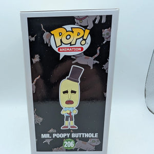Funko Pop! Mr Poopy Butthole #206 Rick and Morty Animation Vaulted Collectible FRENLY BRICKS - Open 7 Days