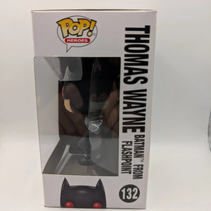 Funko Pop! DC Super Heroes: #132 THOMAS WAYNE (Batman From Flashpoint) *VAULTED* FRENLY BRICKS - Open 7 Days
