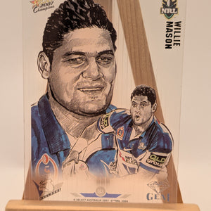 2007 Select NRL Champions Gem Card GC1 Willie Mason (Bulldogs)** FRENLY BRICKS - Open 7 Days