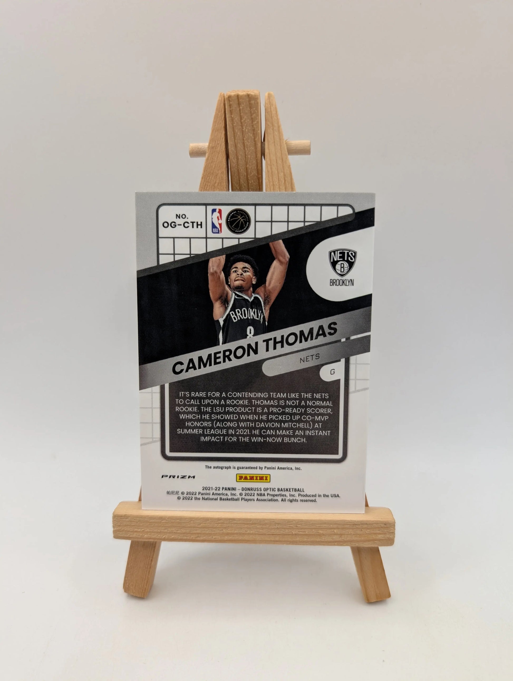 2021-22 Panini Donruss Optic Cameron Thomas Opti-Graphs Choice Rookie RC FRENLY BRICKS - Open 7 Days