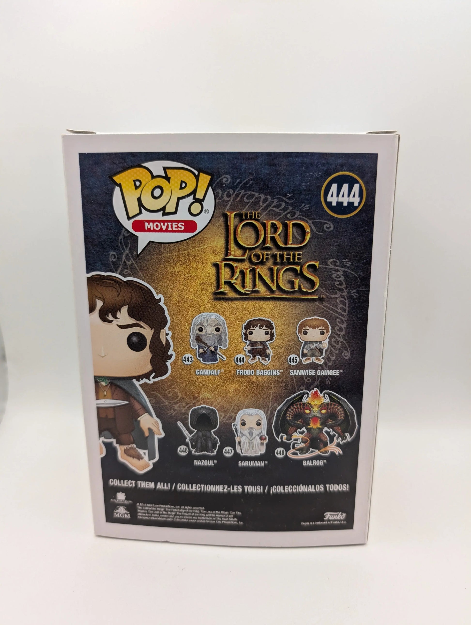 Funko Pop! Vinyl Figure Movies The Lord of the Rings Frodo Baggins #444 FRENLY BRICKS - Open 7 Days