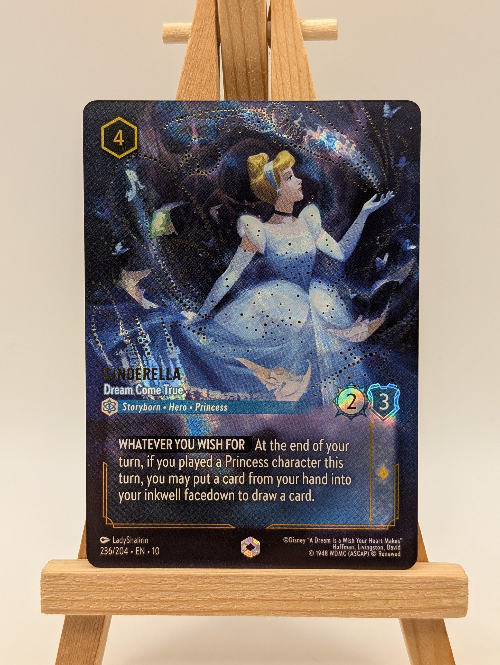 Cinderella Dream Come True 236/204 Enchanted Disney Lorcana FRENLY BRICKS - Open 7 Days