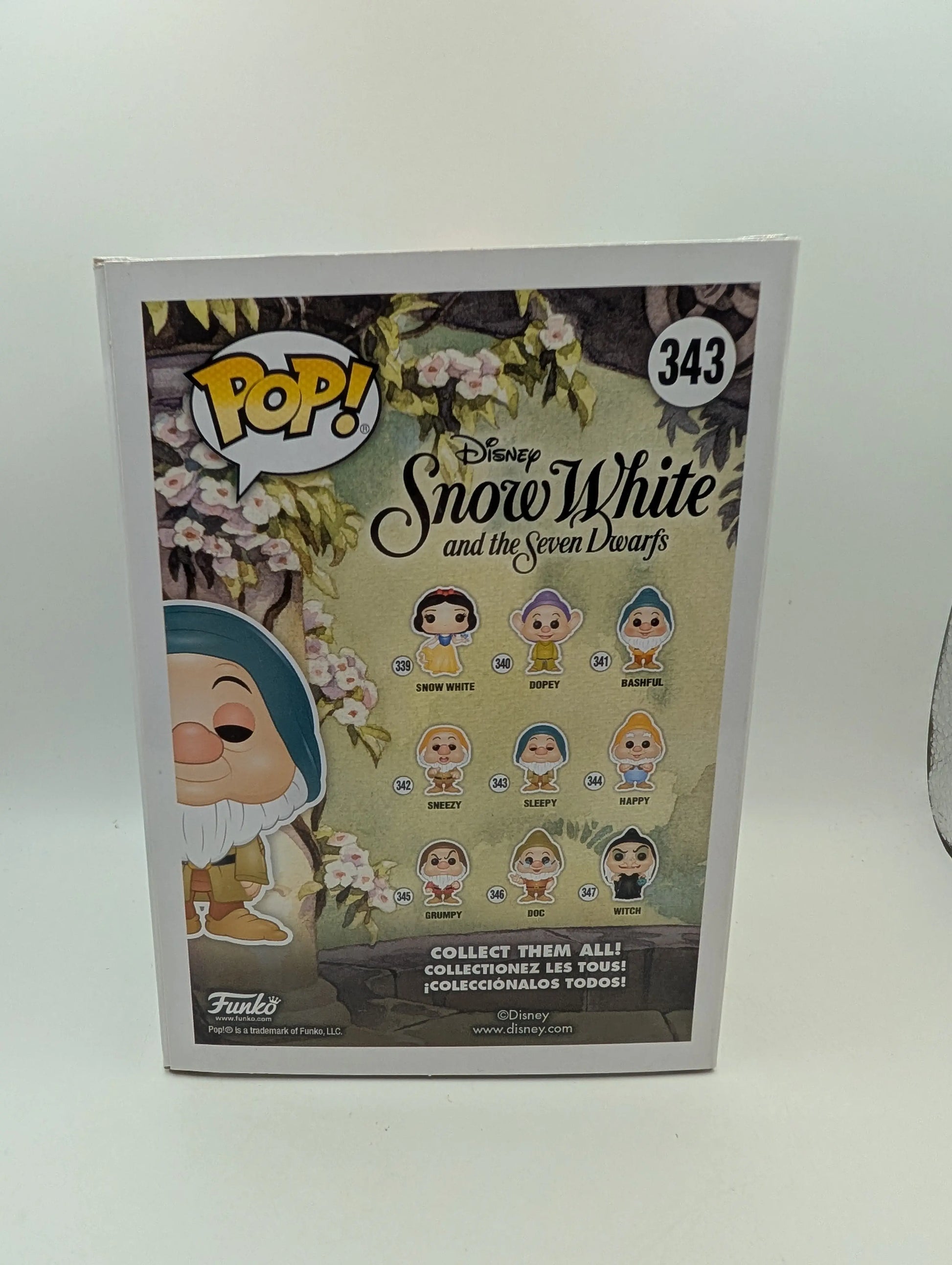 Sleepy- Funko Pop Vinyl #343 - Snow White and the Seven Dwarfs- Vaulted FRENLY BRICKS - Open 7 Days