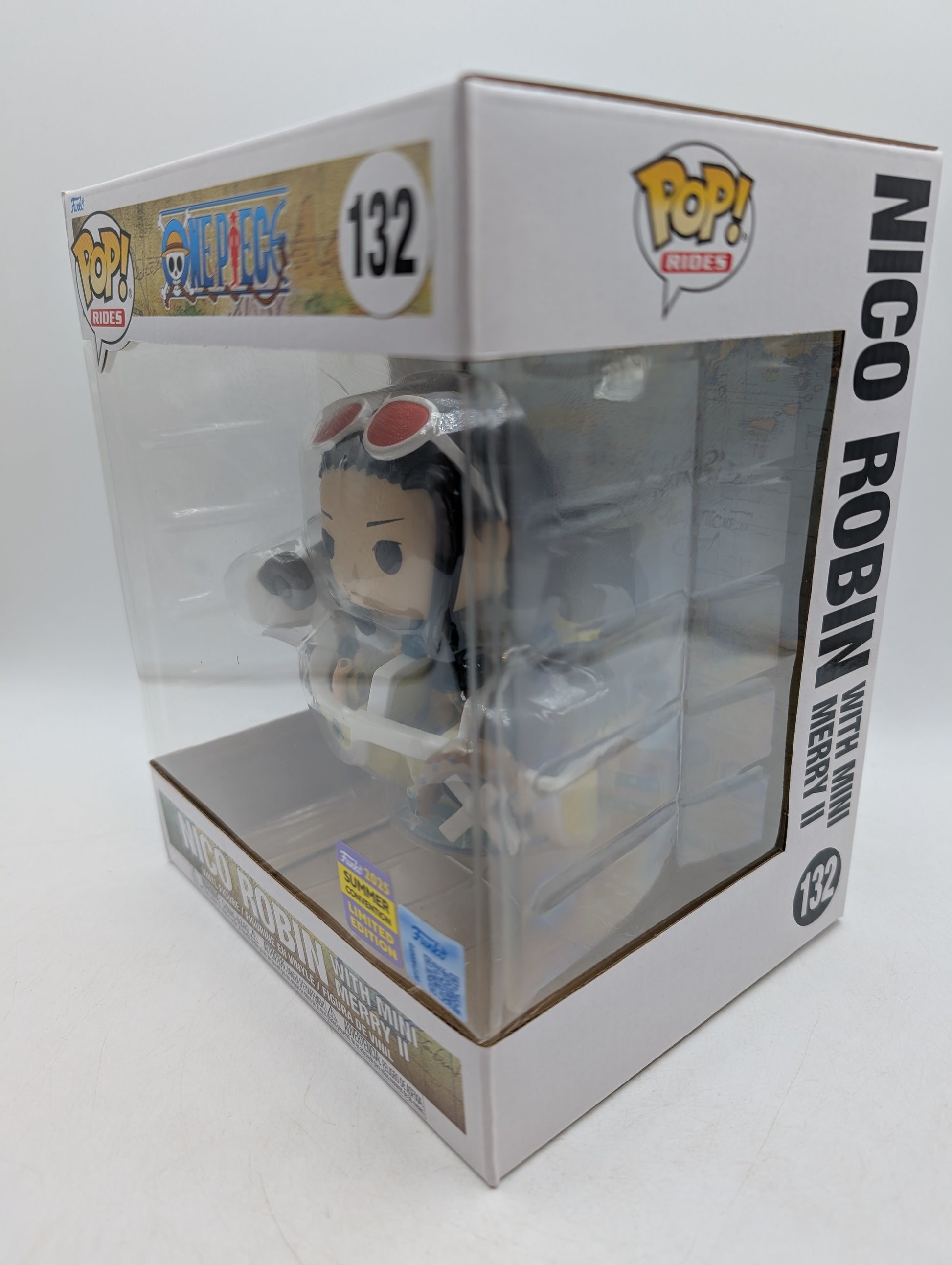 Funko POP! One Piece Nico Robin with Mini Merry II #132 2025 Summer Con image 2