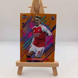 2025-26 TOPPS FINEST PREMIER MARTIN ODEGAARD RARE Orange Refractor /15 FRENLY BRICKS - Open 7 Days