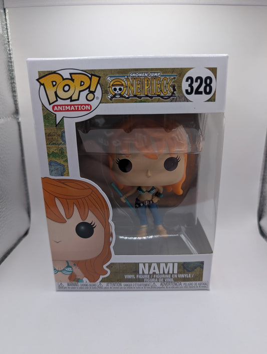 Funko Pop! One Piece Nami Vinyl Figure #328 FRENLY BRICKS - Open 7 Days