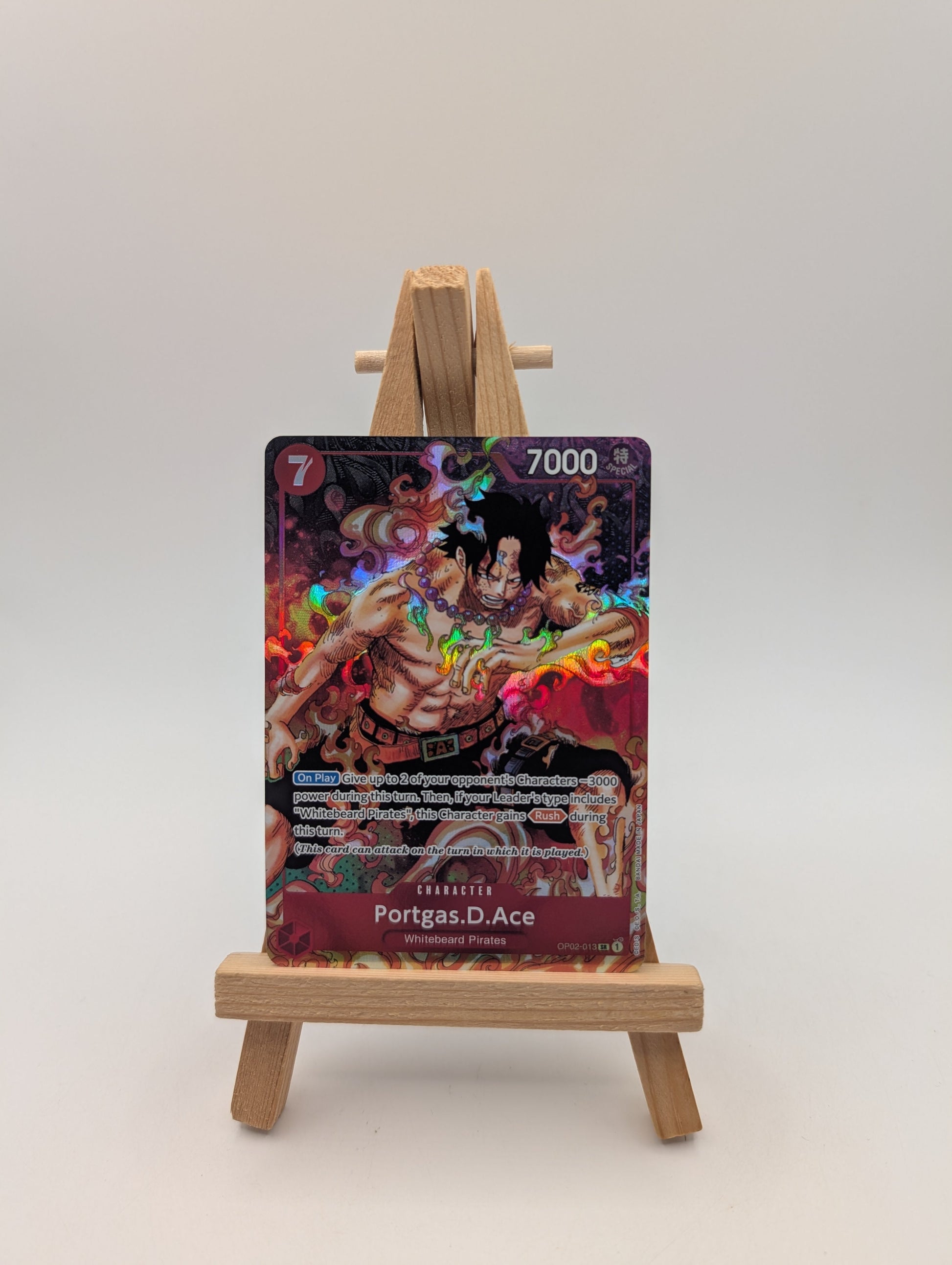 One Piece Portgas D. Ace SP OP02-013 SR Alternative English Edition FRENLY BRICKS - Open 7 Days