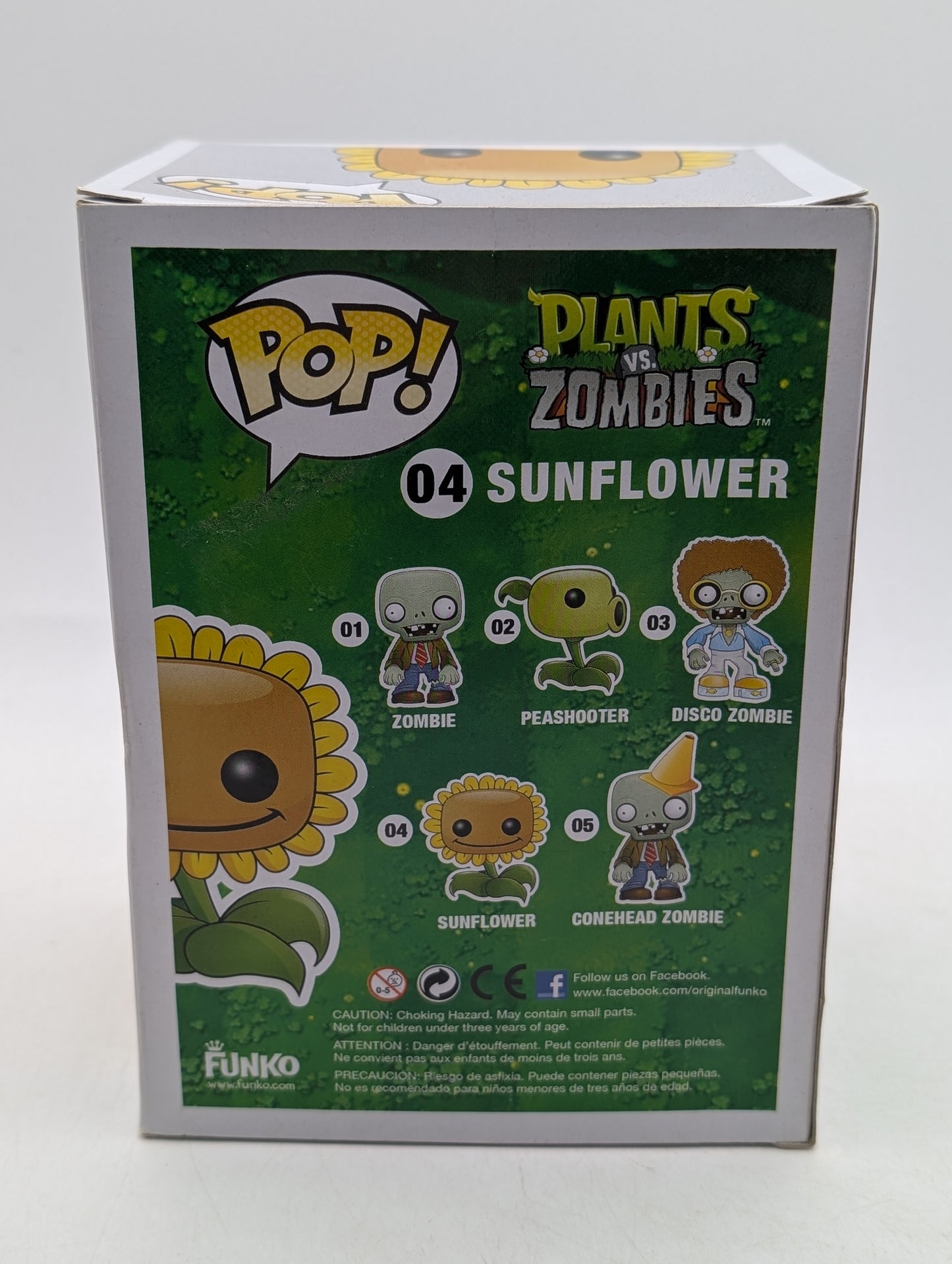 Funko Pop! Vinyl Plants vs. Zombies Sunflower #04 Figure 2012 Video Games