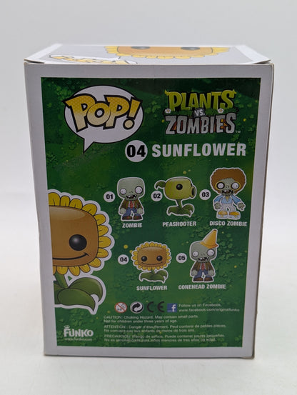 Funko Pop! Vinyl Plants vs. Zombies Sunflower #04 Figure 2012 Video Games