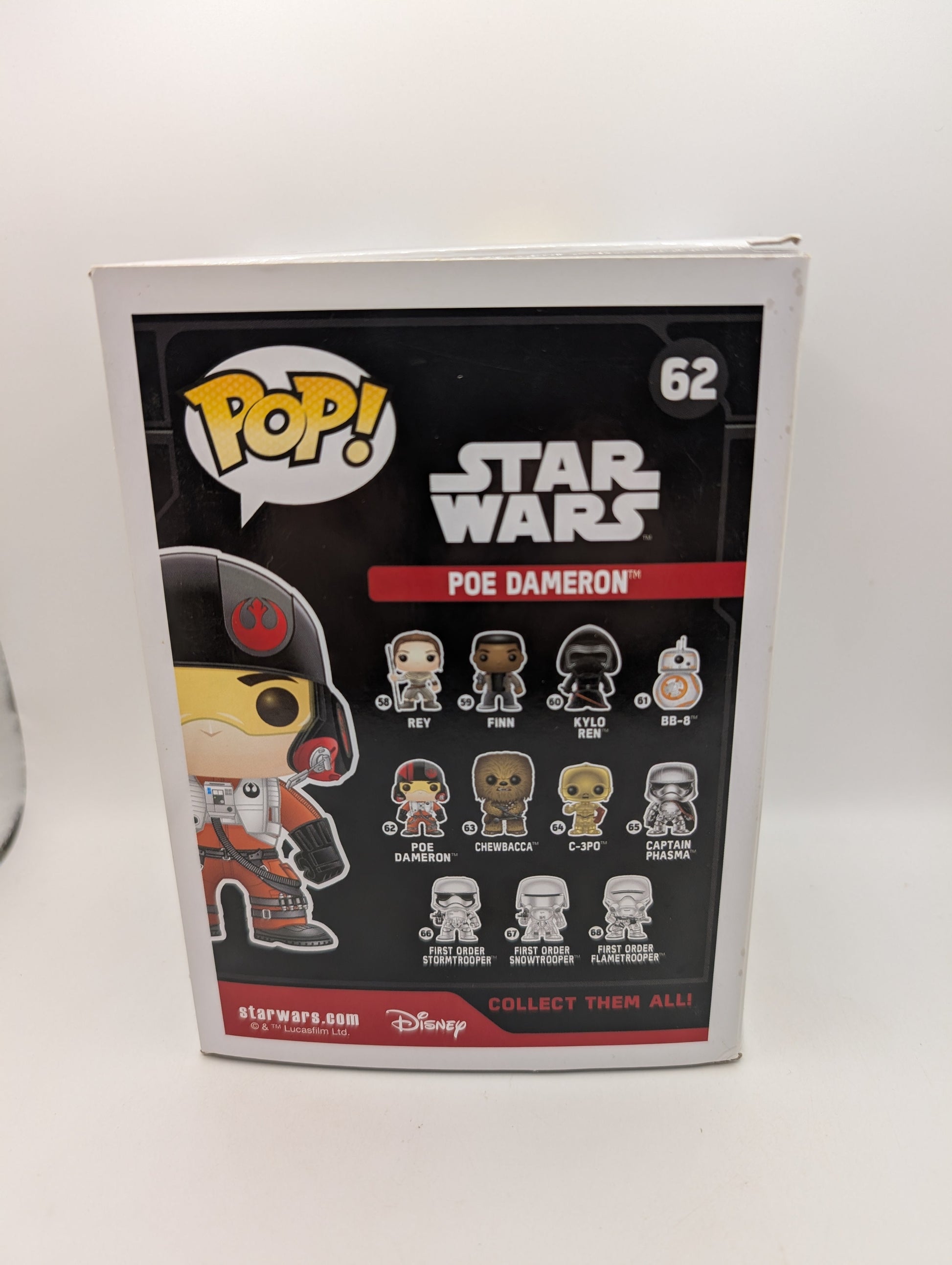 Funko Pop! Star Wars - Poe Dameron #62 Vinyl Figure FRENLY BRICKS - Open 7 Days