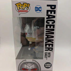 Peacemaker: The Series Peacemaker with Eagly Pop! Vinyl Figure #1232 OE FRENLY BRICKS - Open 7 Days