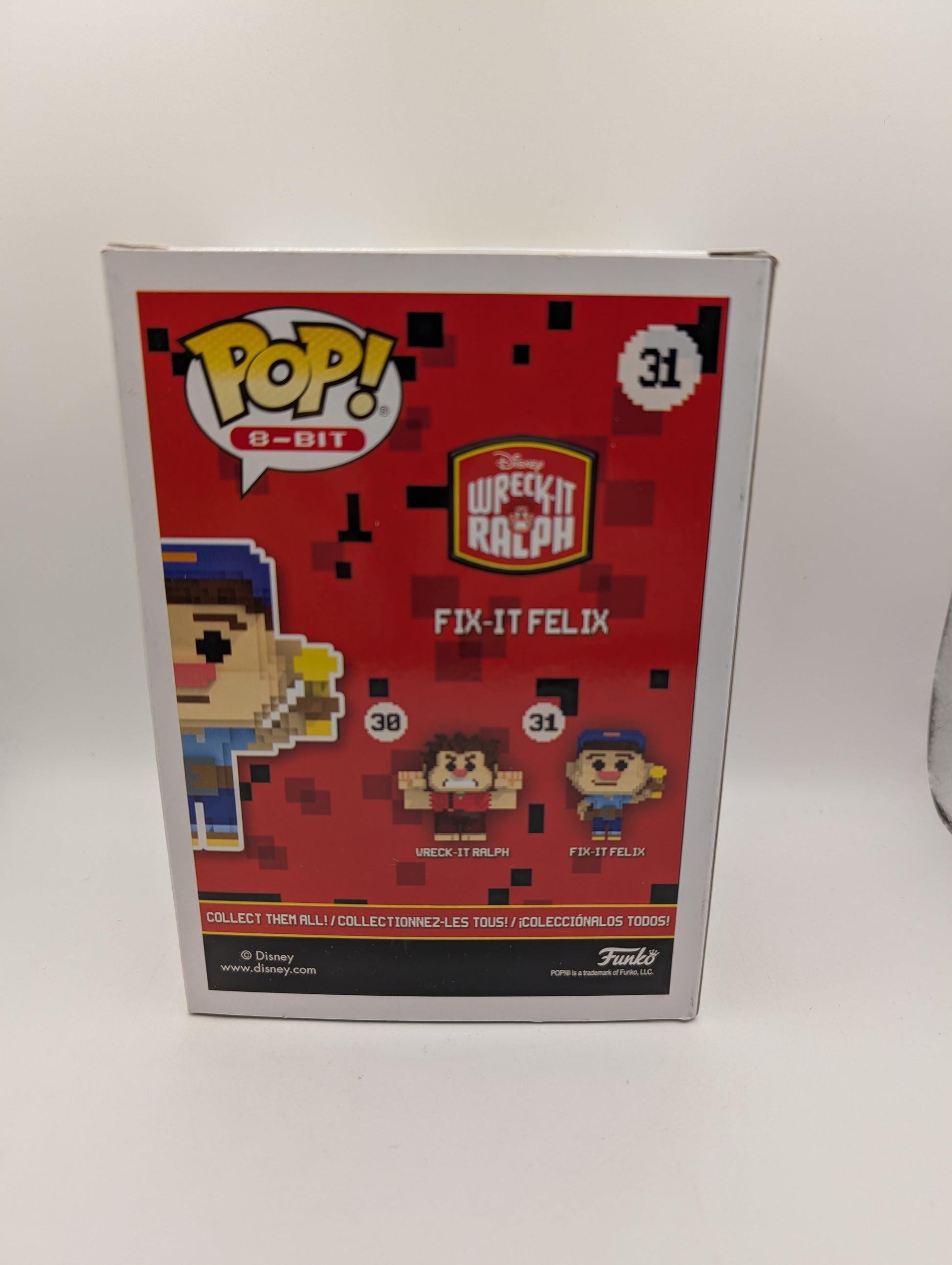 FUNKO POP! Fix-It Felix #31 Wreck It Ralph 8 Bit Movie Vinyl Figure Boxed FRENLY BRICKS - Open 7 Days
