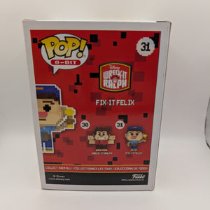FUNKO POP! Fix-It Felix #31 Wreck It Ralph 8 Bit Movie Vinyl Figure Boxed FRENLY BRICKS - Open 7 Days