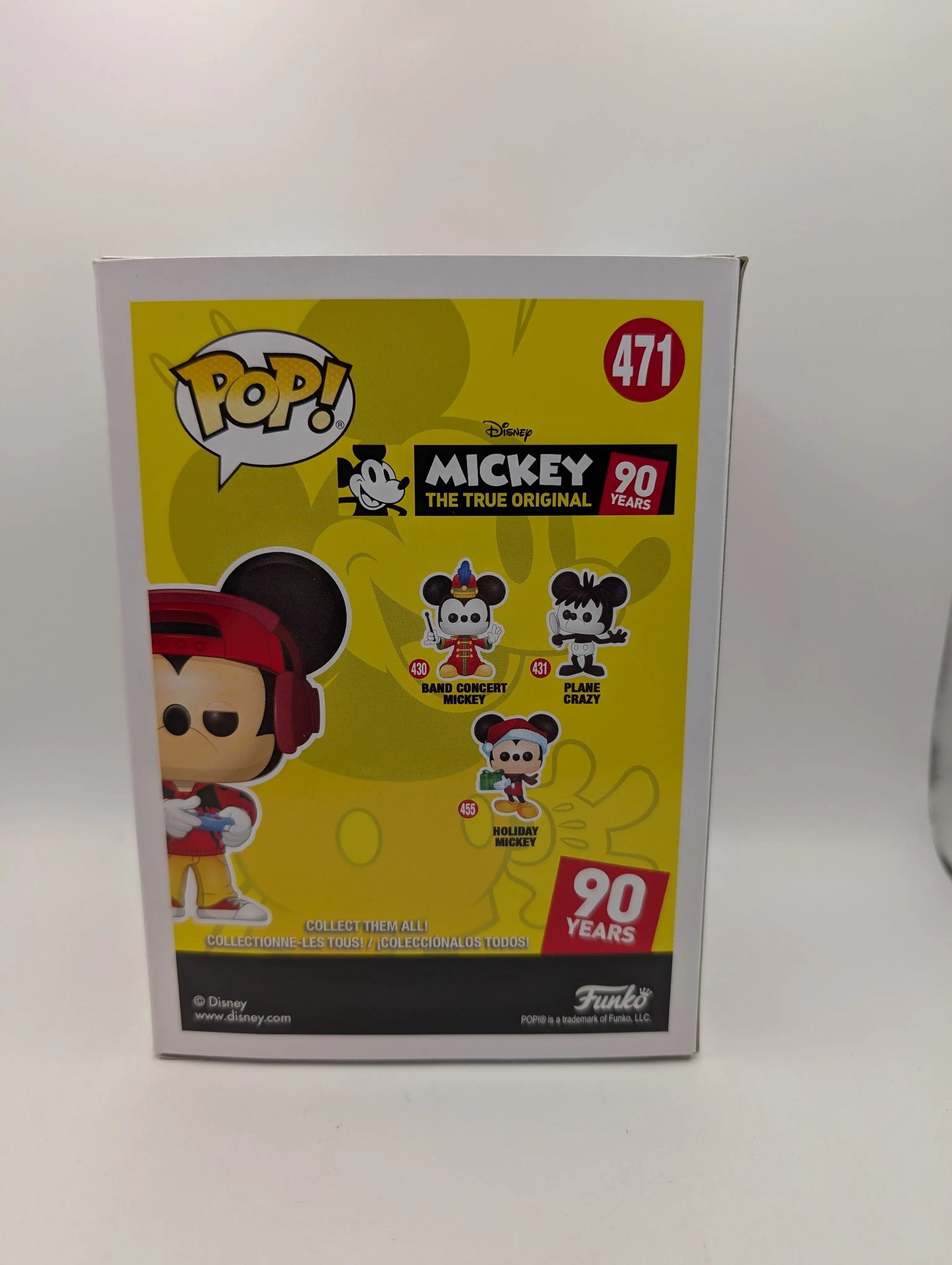 Gamer Mickey 471 ~ Disney: Mickey The True Original ~ 90 Years ~ Funko Pop Vinyl FRENLY BRICKS - Open 7 Days