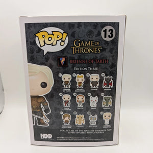 FUNKO POP VINYL GAME OF THRONES FIGURE BRIENNE OF TARTH #13 FRENLY BRICKS - Open 7 Days