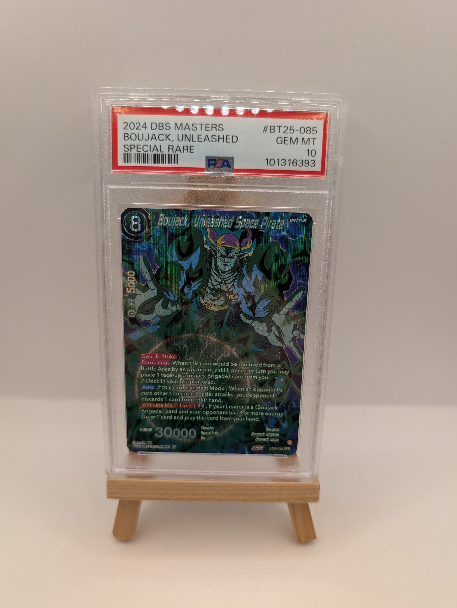 Boujack Unleashed Space Pirate SPR	BT25-085	Dragon Ball Super Card - PSA 10 FRENLY BRICKS - Open 7 Days