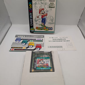 MARIO GOLF Nintendo Game Boy COLOR Japan Import GB GBC Sports Boxed Complete FRENLY BRICKS - Open 7 Days