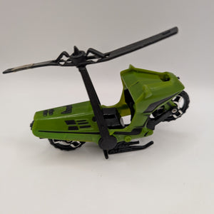 VINTAGE 1985 Kenner M.A.S.K. CONDOR  Motorcycle Helicopter Green Vehicle MASK FRENLY BRICKS - Open 7 Days