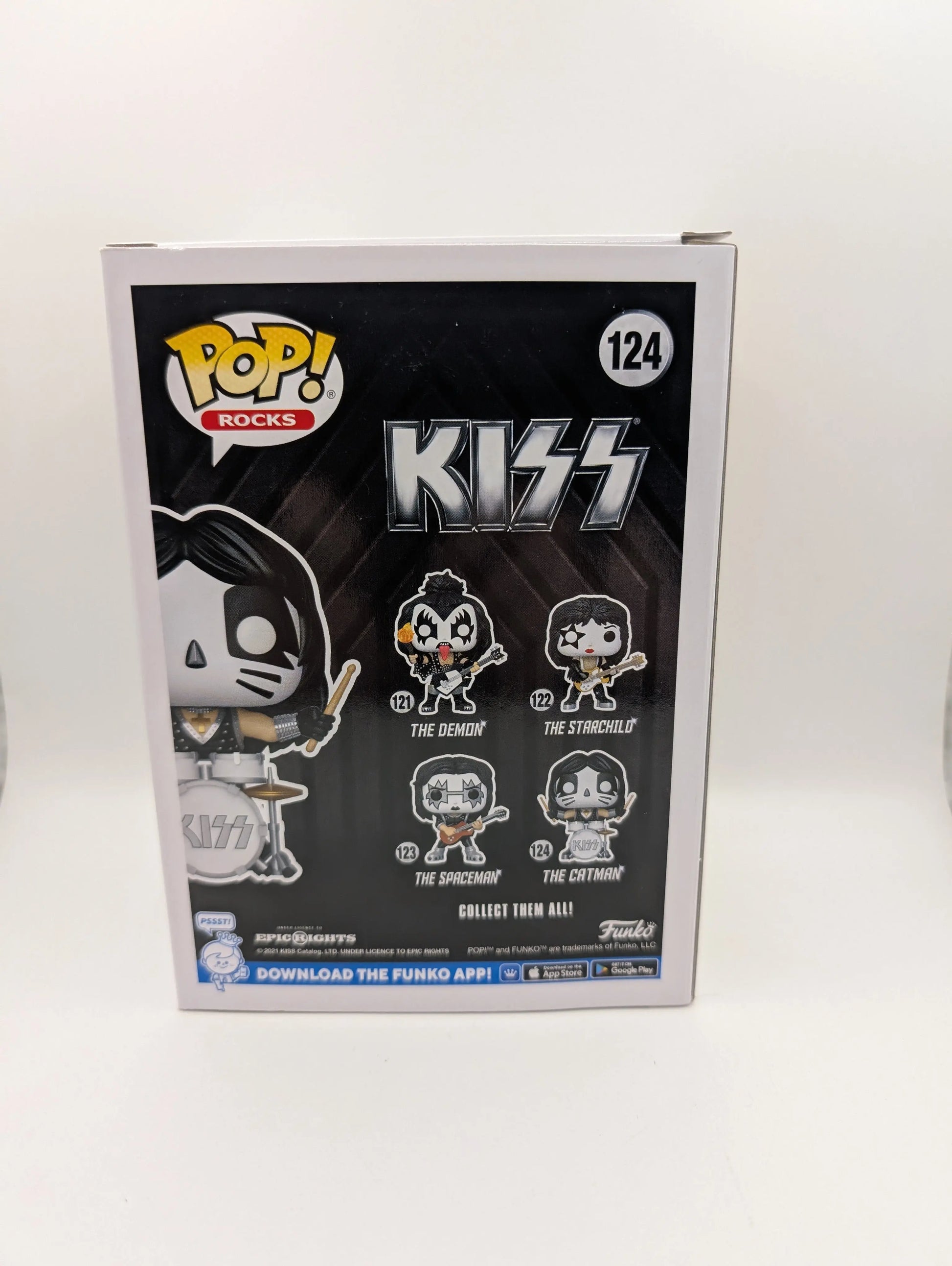 KISS, Funko Pop! #124, The Catman (Glow) | 2019, Vinyl Figure, Music, Drummer FRENLY BRICKS - Open 7 Days