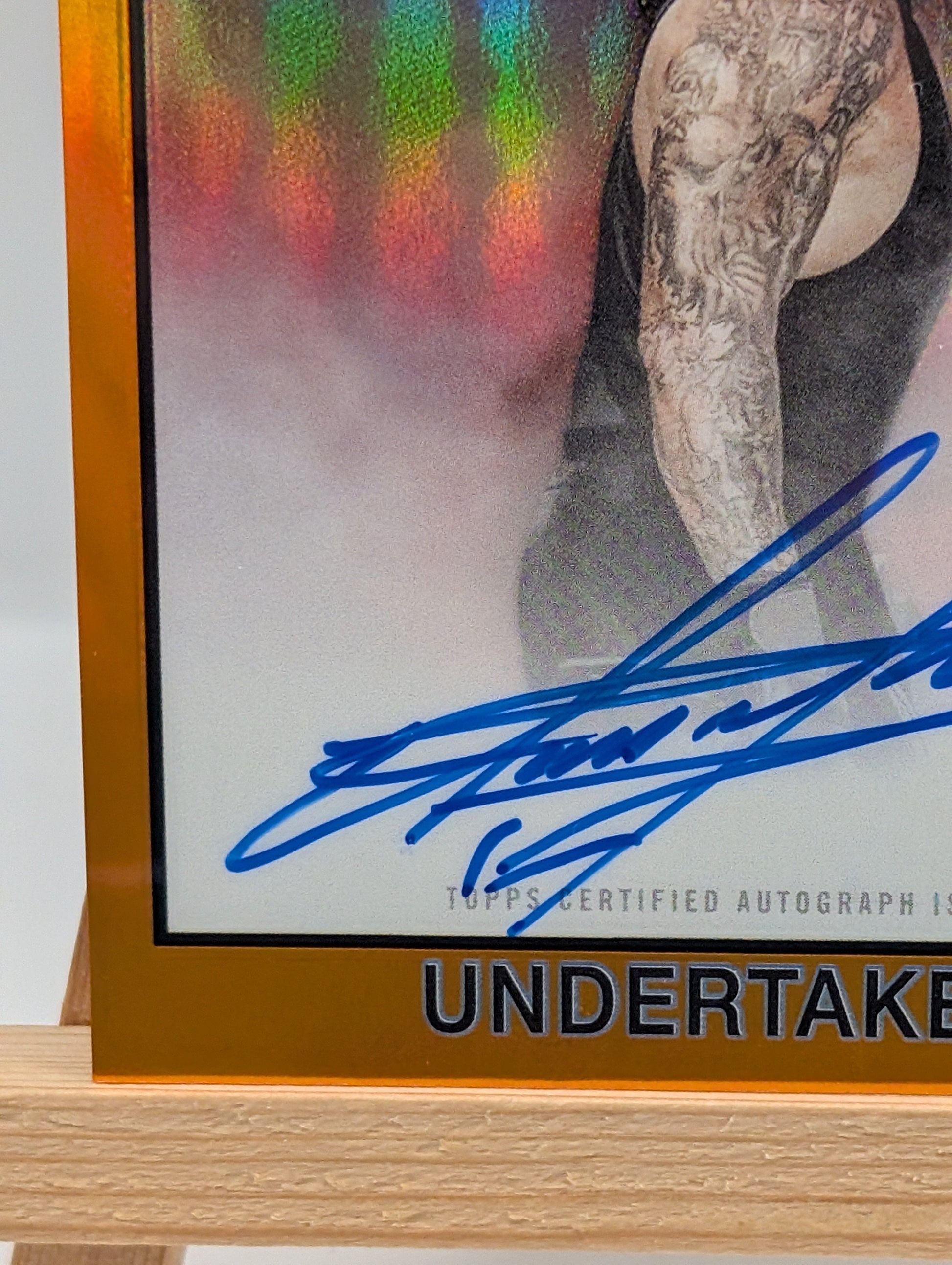 2026 Topps Chrome Undertaker Auto /25 Refractor WWE Signature FRENLY BRICKS - Open 7 Days