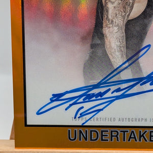 2026 Topps Chrome Undertaker Auto /25 Refractor WWE Signature FRENLY BRICKS - Open 7 Days
