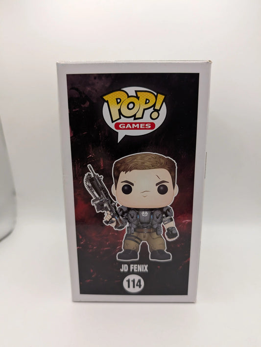 Funko Pop Vinyl! JD Fenix #114 Gears Of War Collectable Figure Vaulted Games FRENLY BRICKS - Open 7 Days