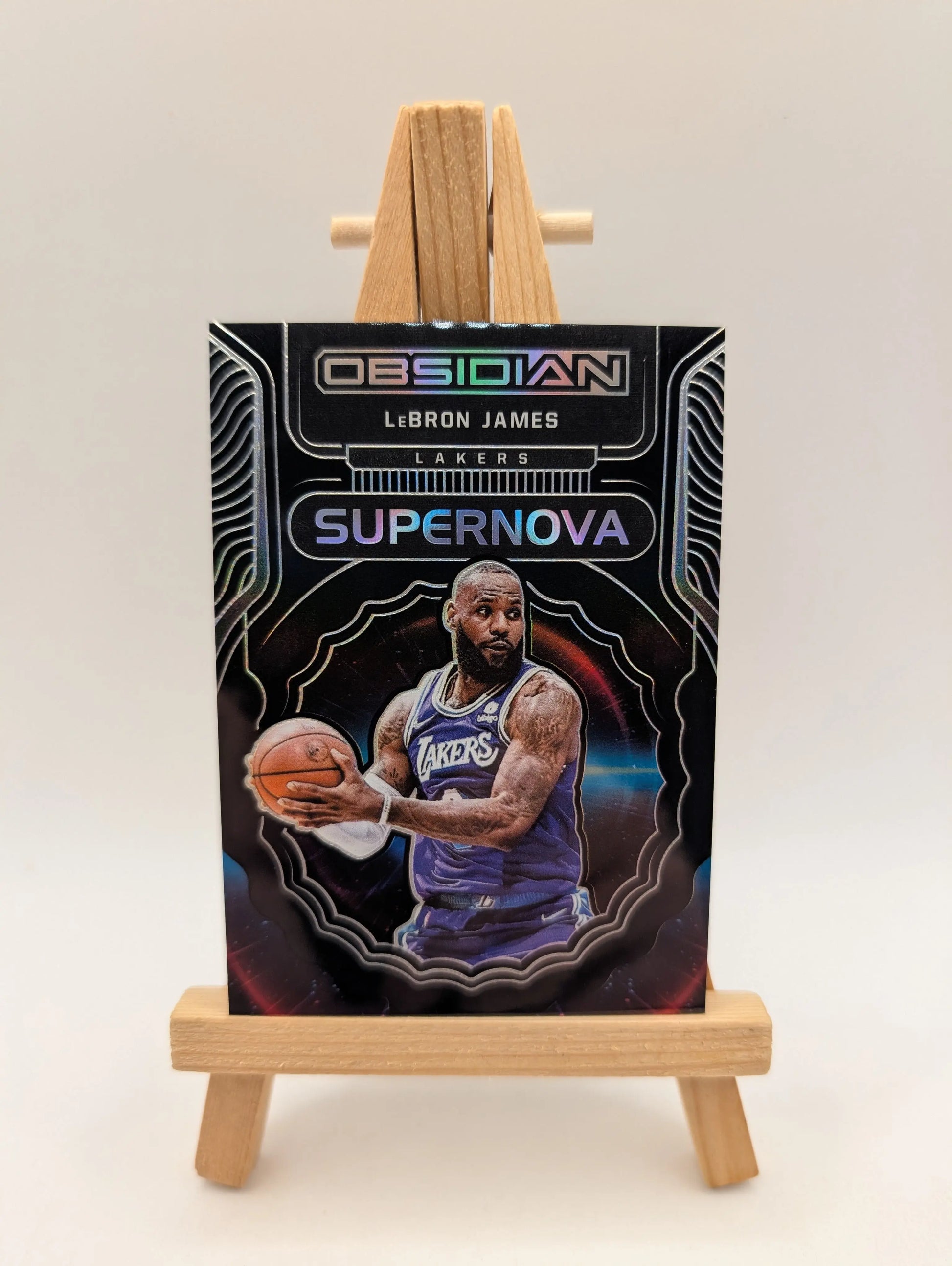 2021-22 Panini Obsidian Lebron James Supernova /99 Lakers SP FRENLY BRICKS - Open 7 Days