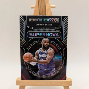 2021-22 Panini Obsidian Lebron James Supernova /99 Lakers SP FRENLY BRICKS - Open 7 Days