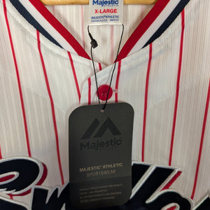 Nippon Baseball Tokyo Yakult Swallows 2016-2019 Home White/Red Blank XL Jersey