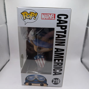 Funko Pop! Vinyl Captain America #219 2017 Spring Convention Exclusive FRENLY BRICKS - Open 7 Days