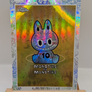 2025 Topps Chrome Labubu The Monsters 10TH Anniversary #4 Refractor FRENLY BRICKS - Open 7 Days