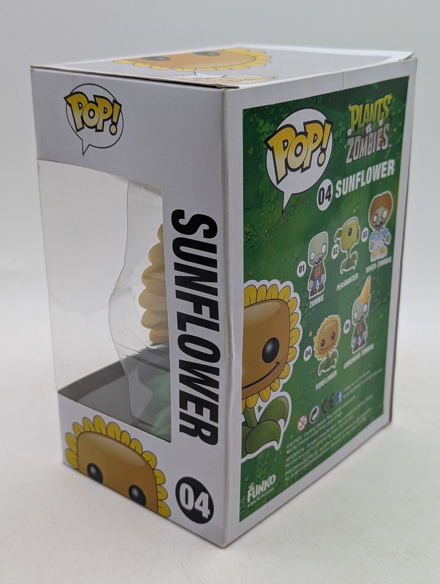 Funko Pop! Vinyl Plants vs. Zombies Sunflower #04 Figure 2012 Video Games