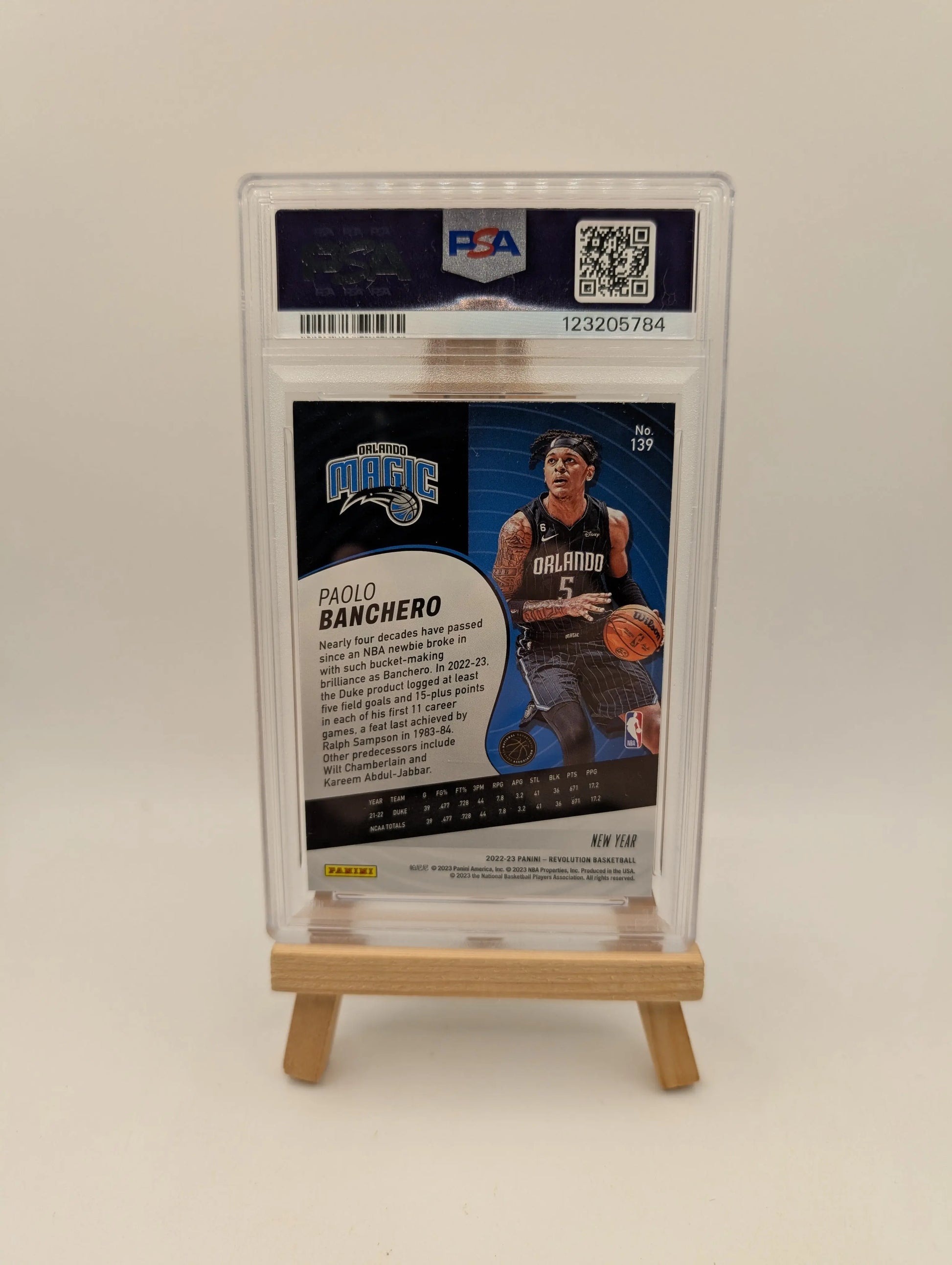 2022-23 Panini Revolution Paolo Banchero #139 Chinese New Year RC Rookie PSA 9 FRENLY BRICKS - Open 7 Days