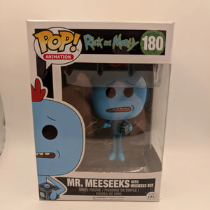 Funko Pop Animation - Mr. Meeseeks with Meeseeks box #180 FRENLY BRICKS - Open 7 Days