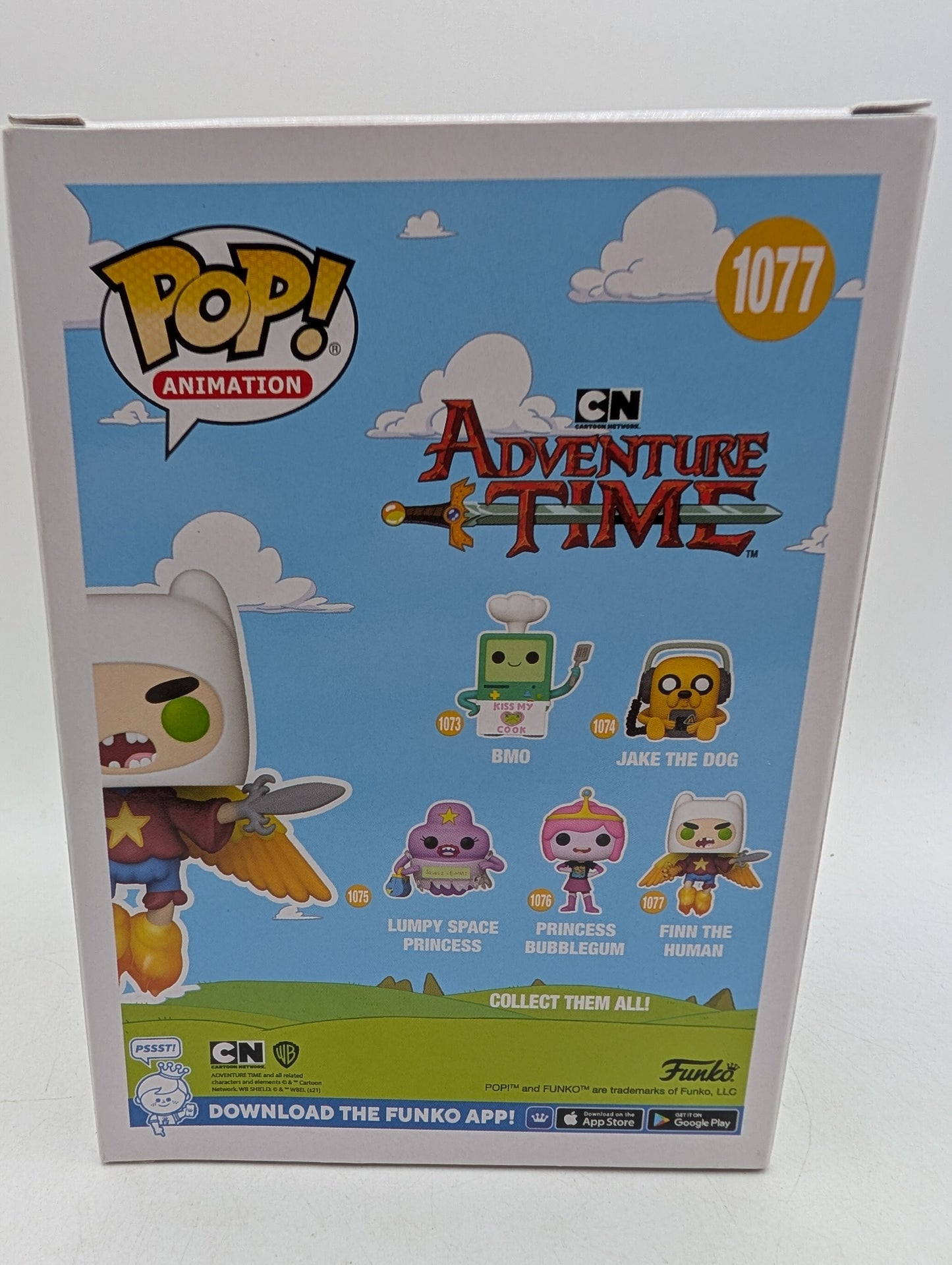 Funko Pop! Adventure Time Finn the Human #1077 Vinyl Figure