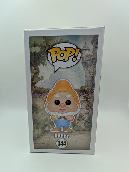Funko POP! Disney Snow White and The Seven Dwarfs - Happy #344 FRENLY BRICKS - Open 7 Days