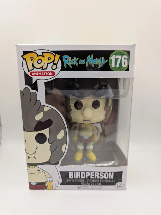 Funko Pop! Vinyl Rick And Morty BIRDPERSON #176 FRENLY BRICKS - Open 7 Days