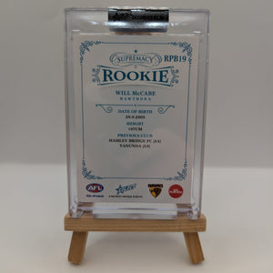 2024 SELECT AFL SUPREMACY ROOKIE RC WILL MCCABE /75 FRENLY BRICKS - Open 7 Days