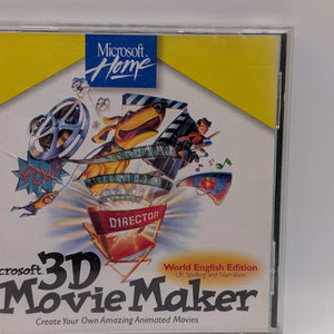 Microsoft 3D Movie Maker – PC – Windows 95 – World English Edition – Vintage FRENLY BRICKS - Open 7 Days