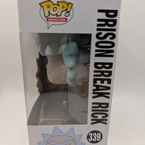 Funko Pop Vinyl Animation Rick & Morty Prison Break Rick #339 FRENLY BRICKS - Open 7 Days