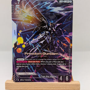 Freedom Gundam GD01-065 LR+ Alt Art GUNDAM TCG CARD GAME ENGLISH NEWTYPE RISING FRENLY BRICKS - Open 7 Days