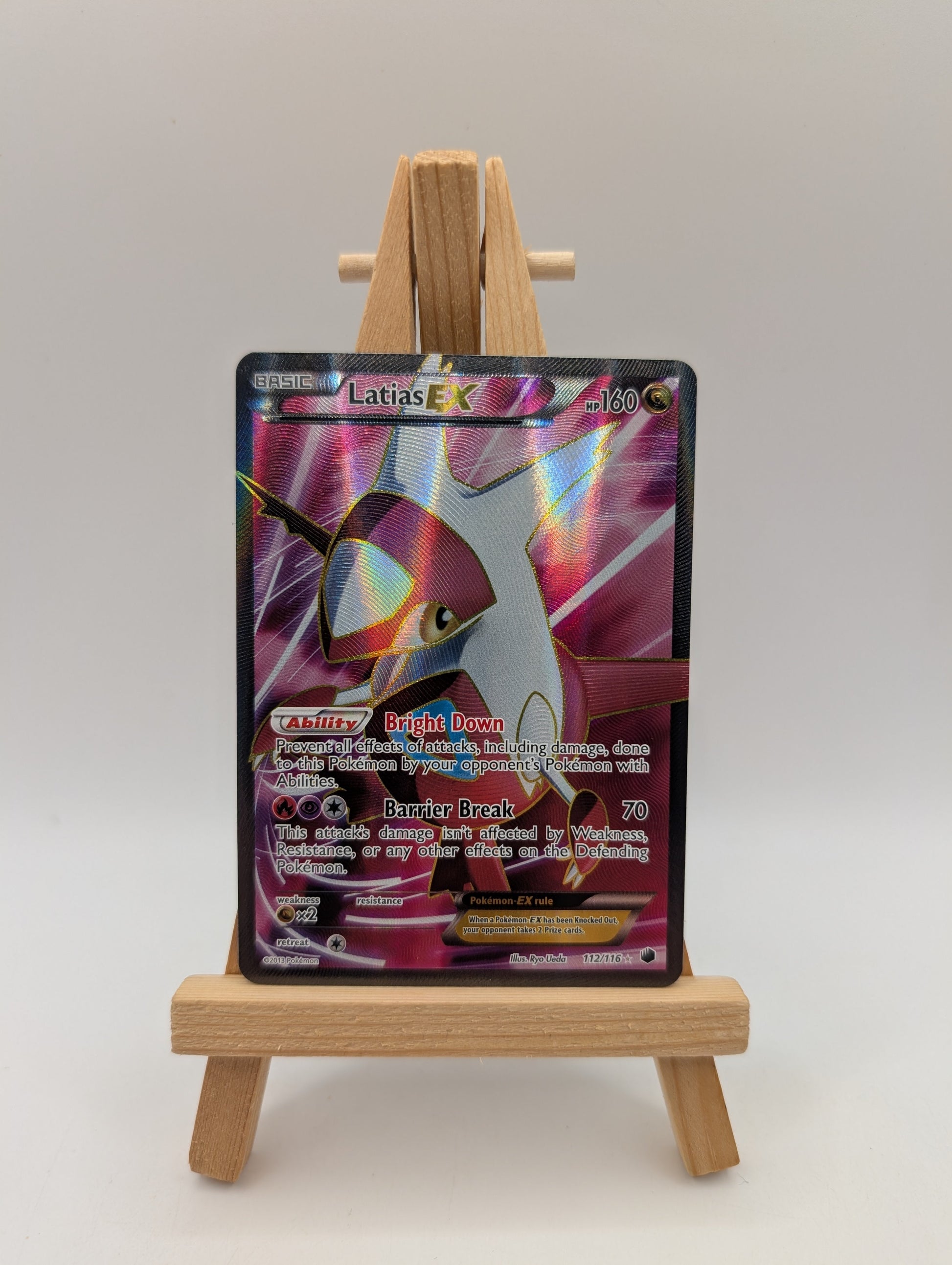 Latias EX 112/116 Full Art Pokemon TCG Plasma Freeze FRENLY BRICKS - Open 7 Days