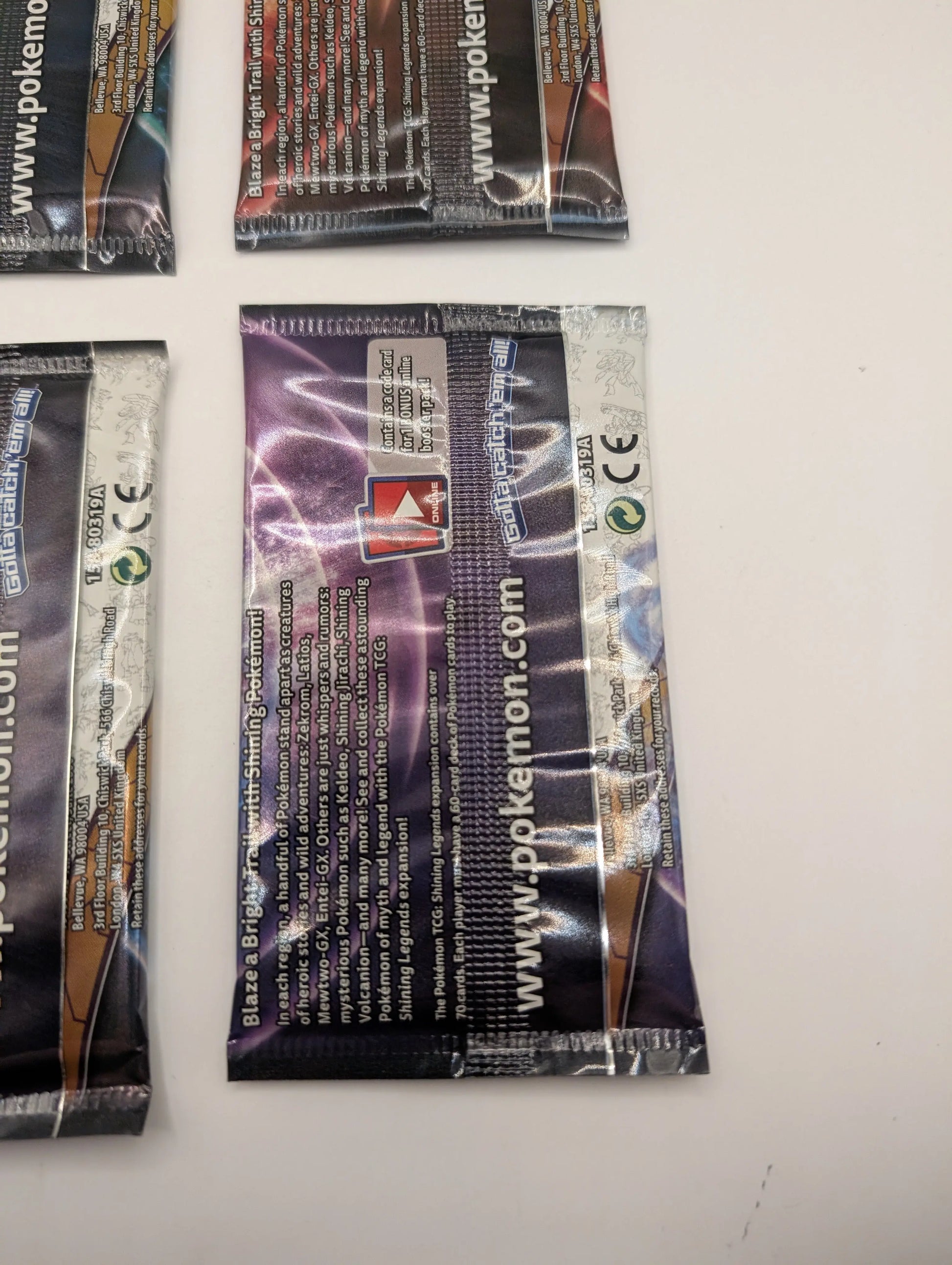 Pokemon Shining Legends Booster Packs Art Set x4 New & Sealed Sun Moon FRENLY BRICKS - Open 7 Days