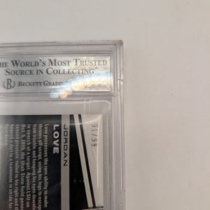 2020 Panini Obsidian Draft Picks - Jersey Autographs Jordan Love /99 Bgs *cracks FRENLY BRICKS - Open 7 Days