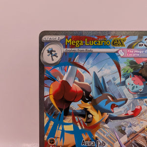 POKEMON MEGA EVOLUTION  MEGA LUCARIO EX 179/132  SPECIAL ILLUSTRATION RARE  SIR FRENLY BRICKS - Open 7 Days