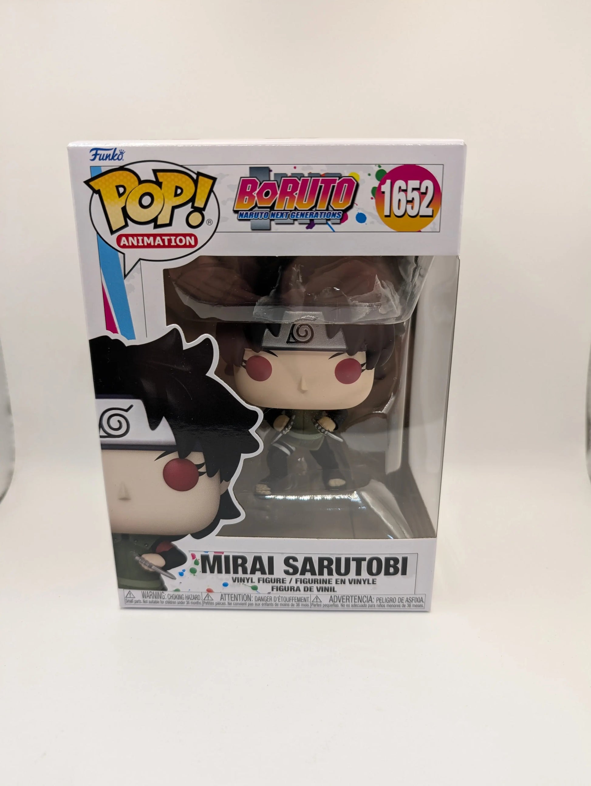 #1652  Mirai Sarutobi : Boruto : Naruto Next Generation : Pop Vinyl : Funko FRENLY BRICKS - Open 7 Days